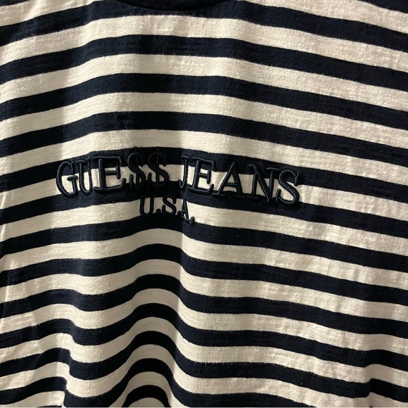 Vintage guess t shirt navy and white - Picture 4 of 5